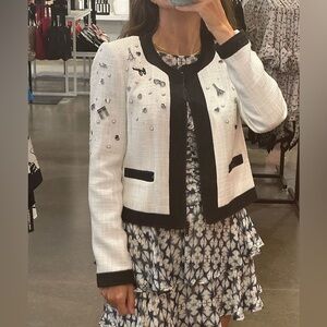 KARL LAGERFELD PARIS WHITE/BLACK